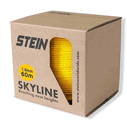 Size 1.8 mm 60 m_Color イエロー STEIN スカイライン UHMwPE スローライン Dyneema ツリーケア アーボリスト ツリークライミング m