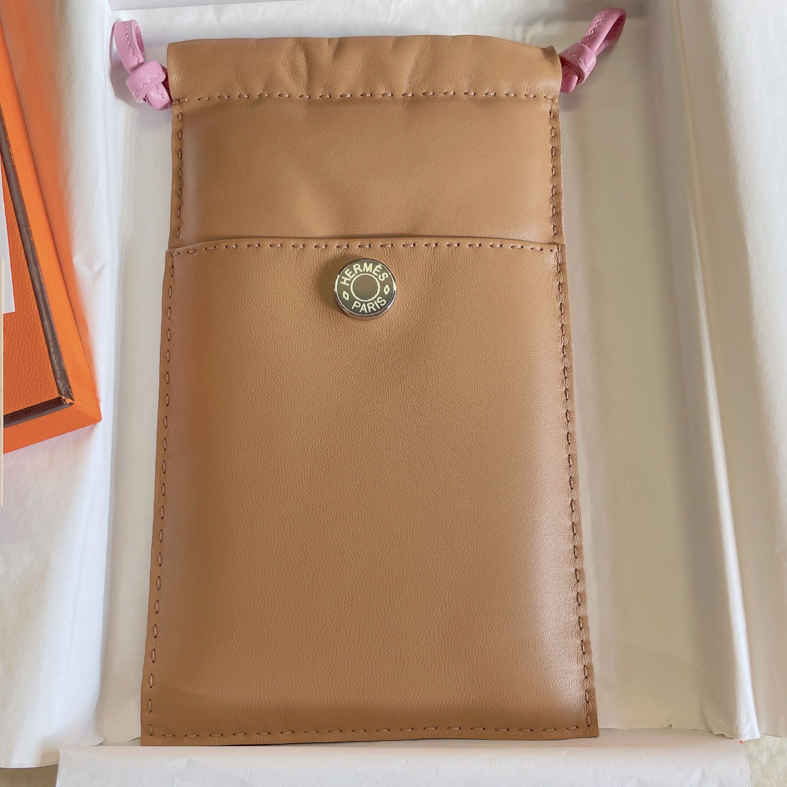 ◇エルメス◇エテュイスマートクラシック/スマートフォンケース/刻印:D HERMES（エルメス） エテュイ スマート クラシック iPhoneケース