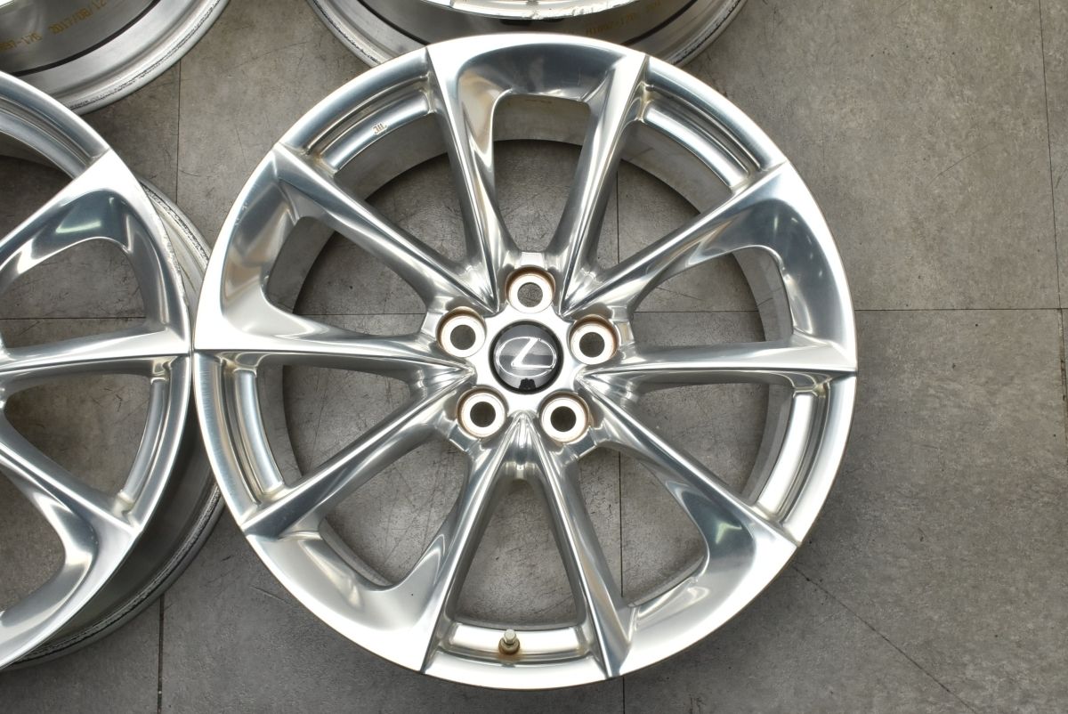 レクサス　LC500 PCD120 鍛造ホイール 鍛造 フロント用 単品 純正 ホイール 1本 レクサス LC500純正 20inch