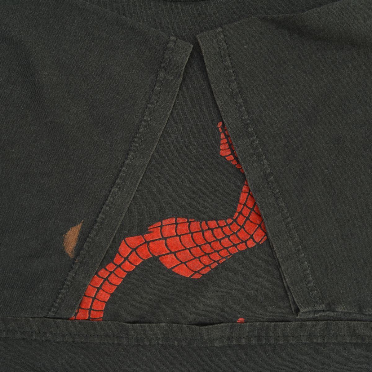 VINTAGE】90s SPIDERMAN スパイダーマン フロッキーTシャツ - メルカリ