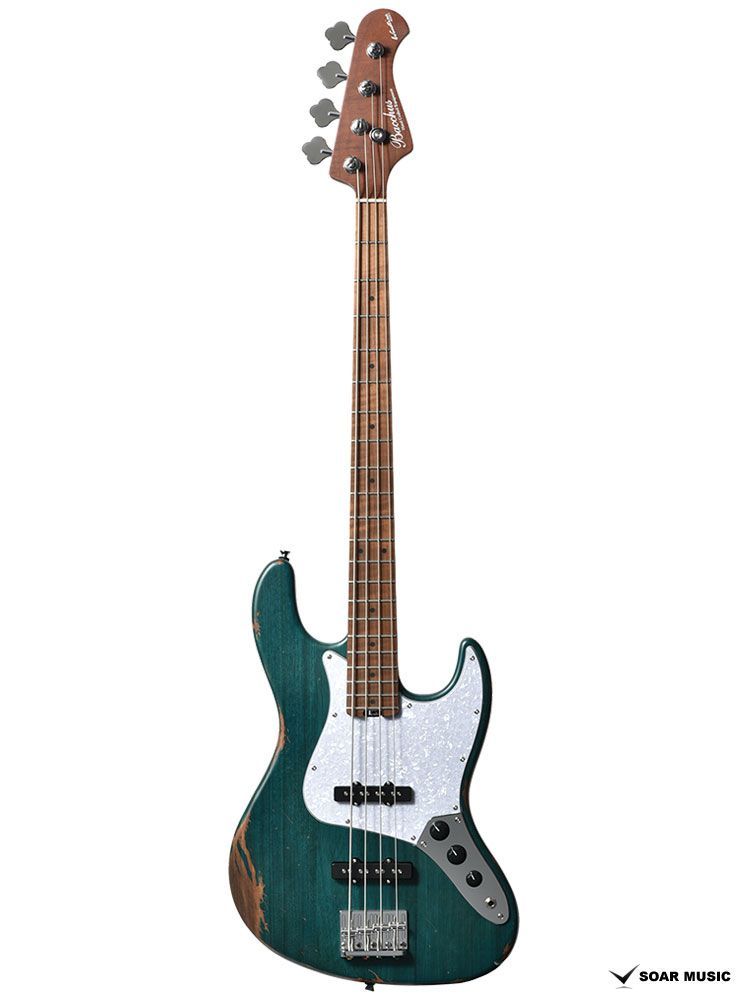 バッカス5弦ベース STRONG5 EXT-36インチ 青かっ