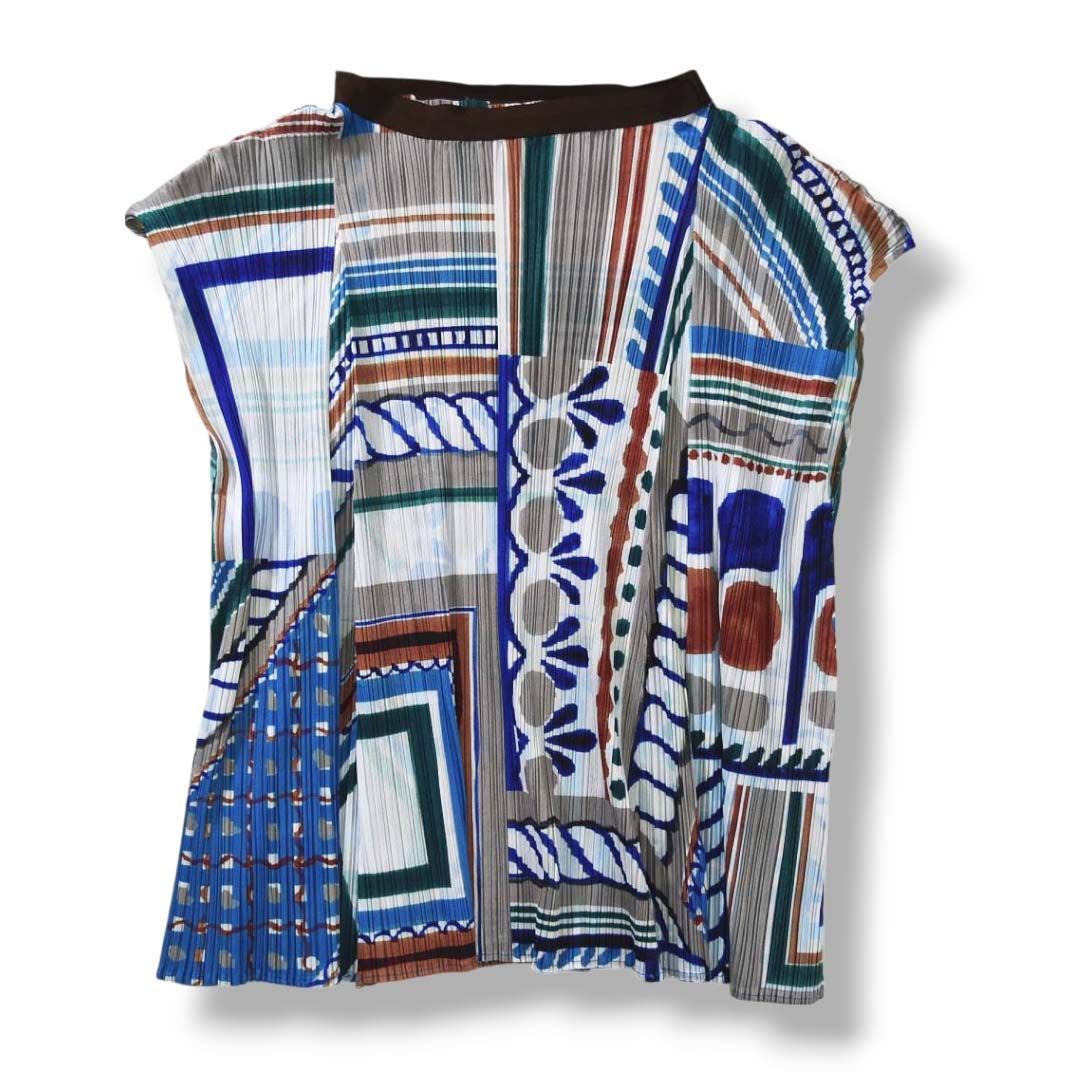 プリーツプリーズ PLEATS PLEASE イッセイミヤケ ISSEY MIYAKE 総柄 