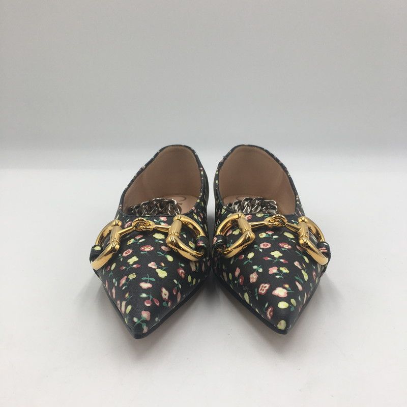GUCCI グッチ バンブービット パンプス  花柄 フローラル グッチ パンプス 花柄 総柄 カーフレザー ヒール シューズ 靴
