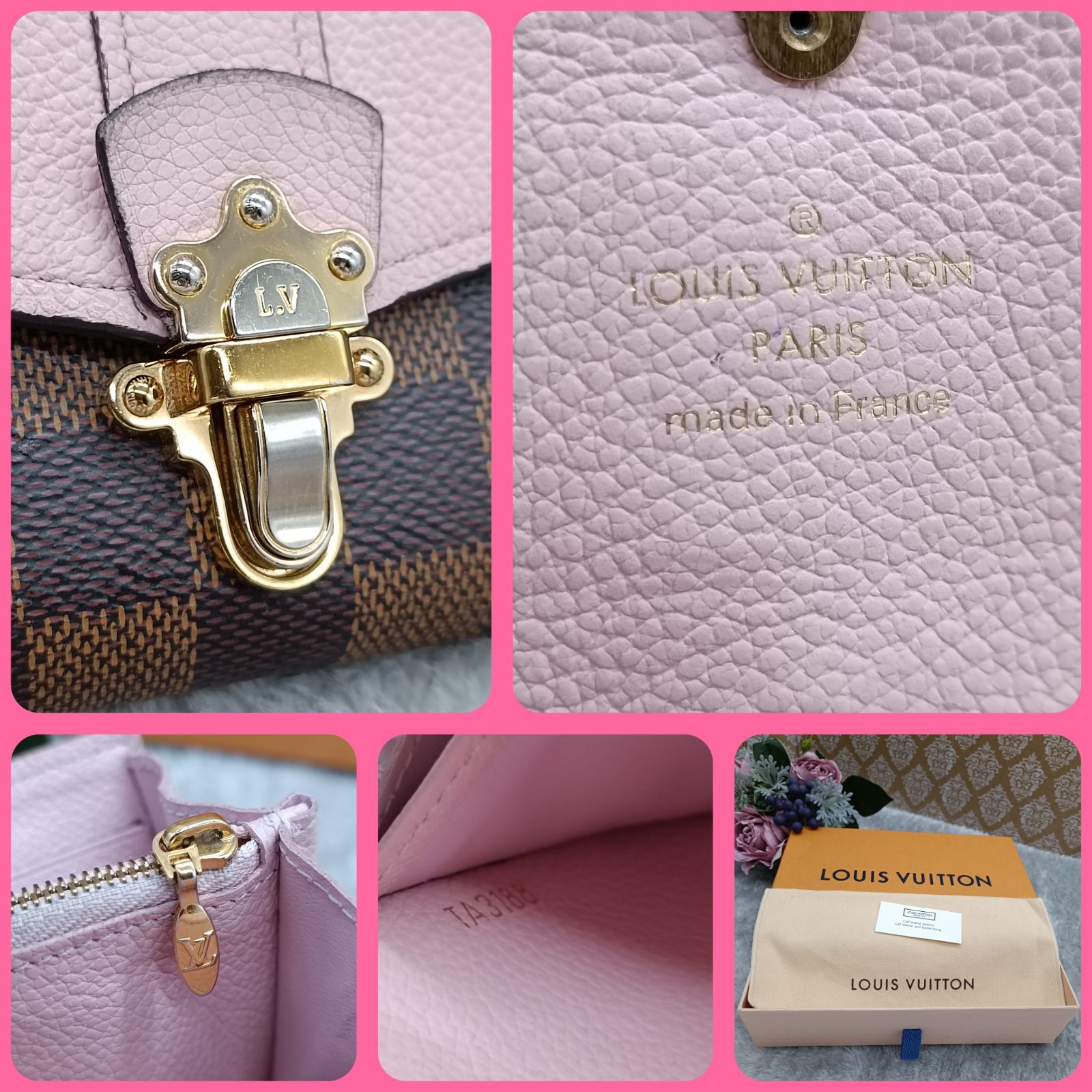 LOUISVUITTON 》 ルイヴィトン ダミエ ポルトフォイユ・クラプトン 