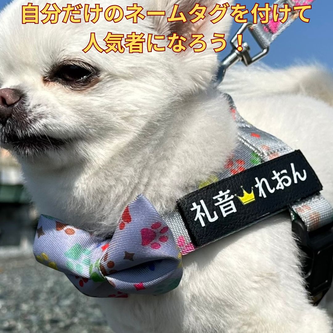 2枚1組】 Julius K9 ユリウス ハーネス 対応 ネーム 名前 入り