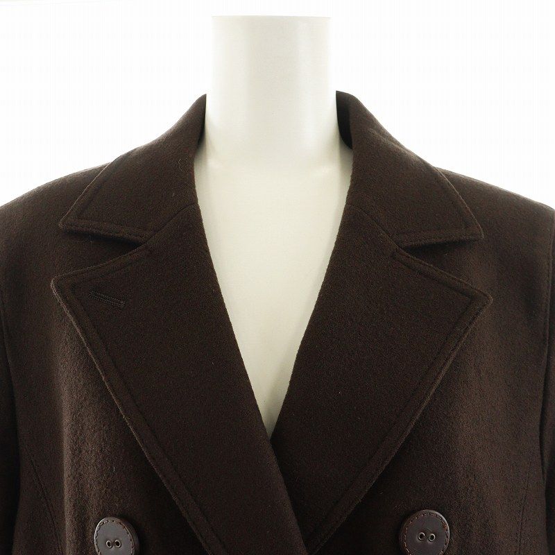 Leilian♡レリアン♡テーラード♡ダブルジャケット【S】♡ウール♡カシミア♡ leilian - レリアン ダブル テーラードジャケット チェック