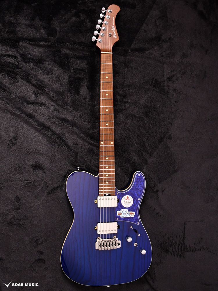 Bacchus バッカス エレキギター TACTICS24-ASH|RSM STB BLUE PG シースルーブルー ブルーピックガード仕様 GI18592 約4.3kg