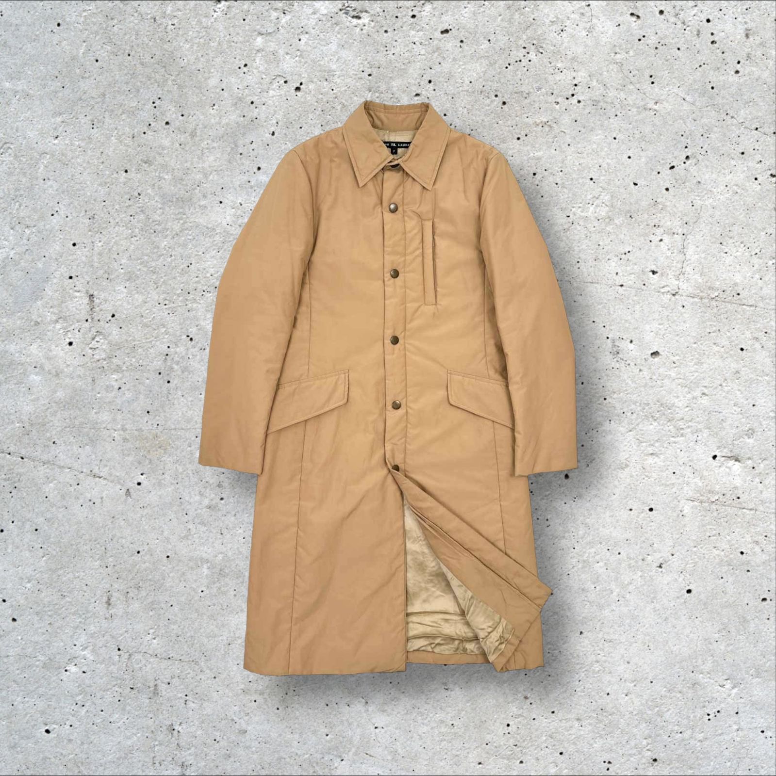 90s 00s ヴィンテージ RL RALPH LAUREN 中綿 キルティングコート 