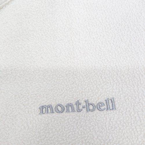 ◇ ⊇ mont-bell モンベル 長袖 スウェットトレーナー サイズS ホワイト系 レディース E  【1409100029970】