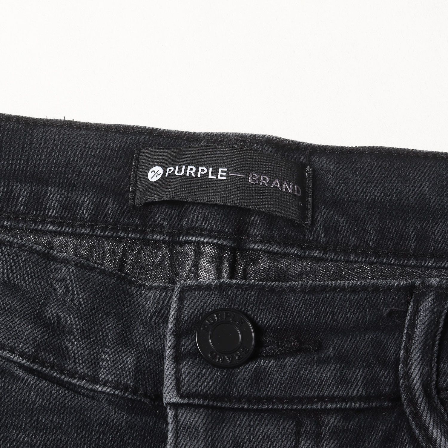 美品】PURPLE BRAND パープル ブランド パンツ ブラックインディゴ 