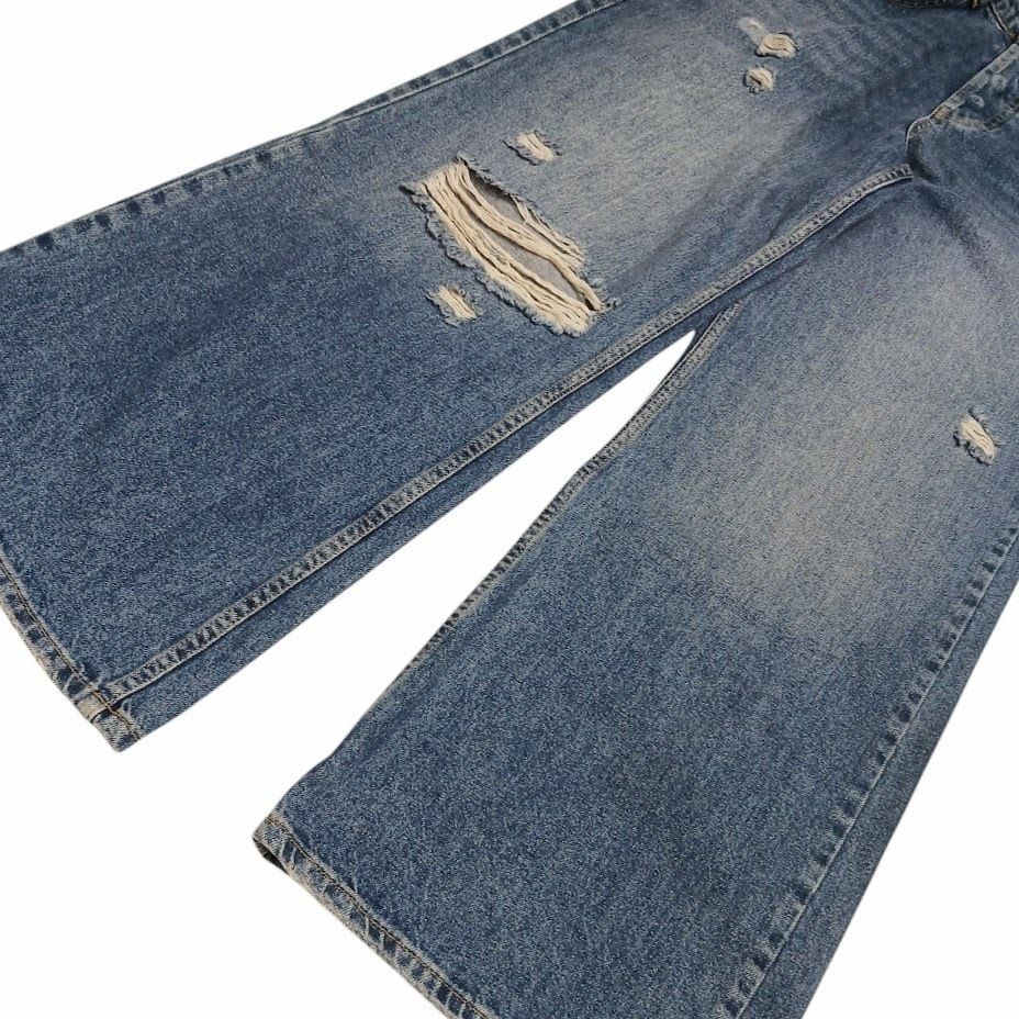 美品 JADED LONDON ジェイデッドロンドン MID BLUE BUSTED