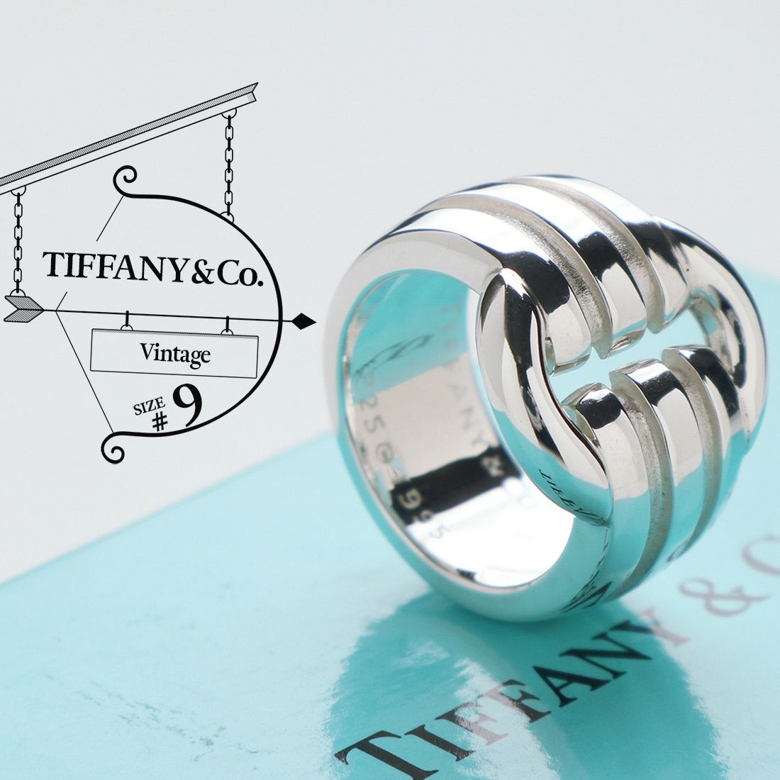 TIFFANY&CO. フック＆アイ リング・バングルセット　ビンテージ フック＆アイバングル シルバー ヴィンテージ|ティファニー