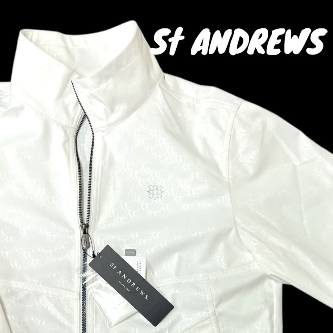 St ANDREWS ホワイトジャケット L サイズ：M ST ANDREWS セント
