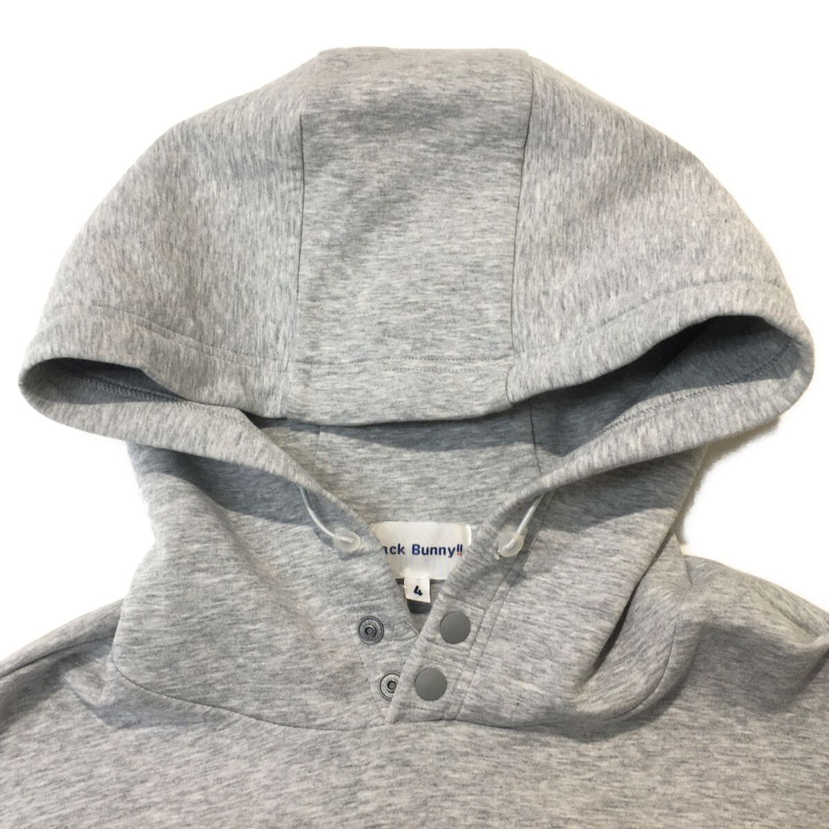 JACK BUNNY!! - coco 中古 ジャックバニー Jack Bunny!! メンズ パーカー 4(M) グレー×カーキ ダンボールニット 中古 メンズ ジャックバニー Jack Bunny!! パーカー 4(M) グレー