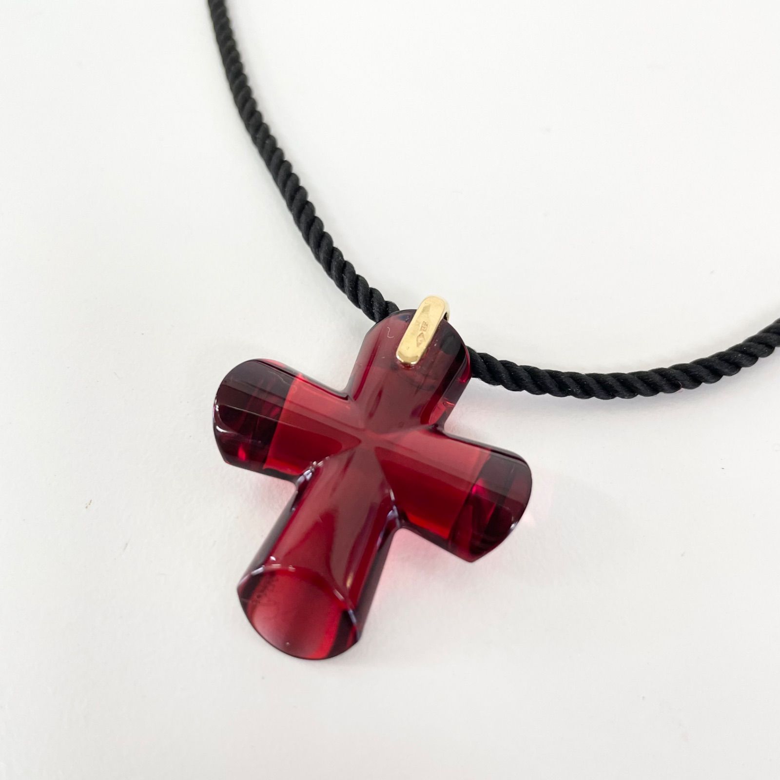 美品 Baccarat バカラ クリスタル ネックレス チョーカー