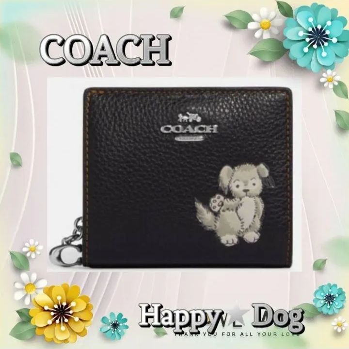 ✳️ Sale 匿名配送 新品 ✳️ COACH コーチ 財布 ✳️ ドッグプリント