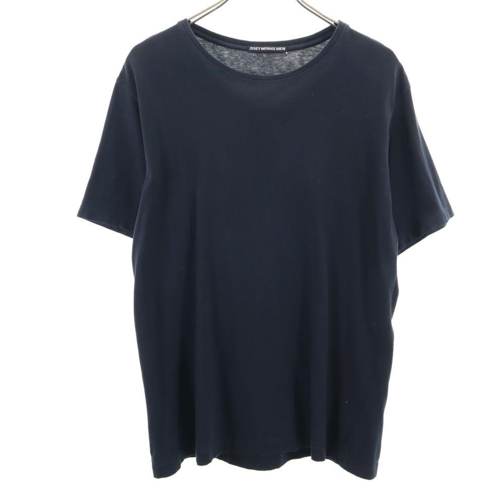 イッセイミヤケ メン 日本製 半袖 Tシャツ 2 ブラック ISSEY MIYAKE MEN メンズ 古着 【240325】