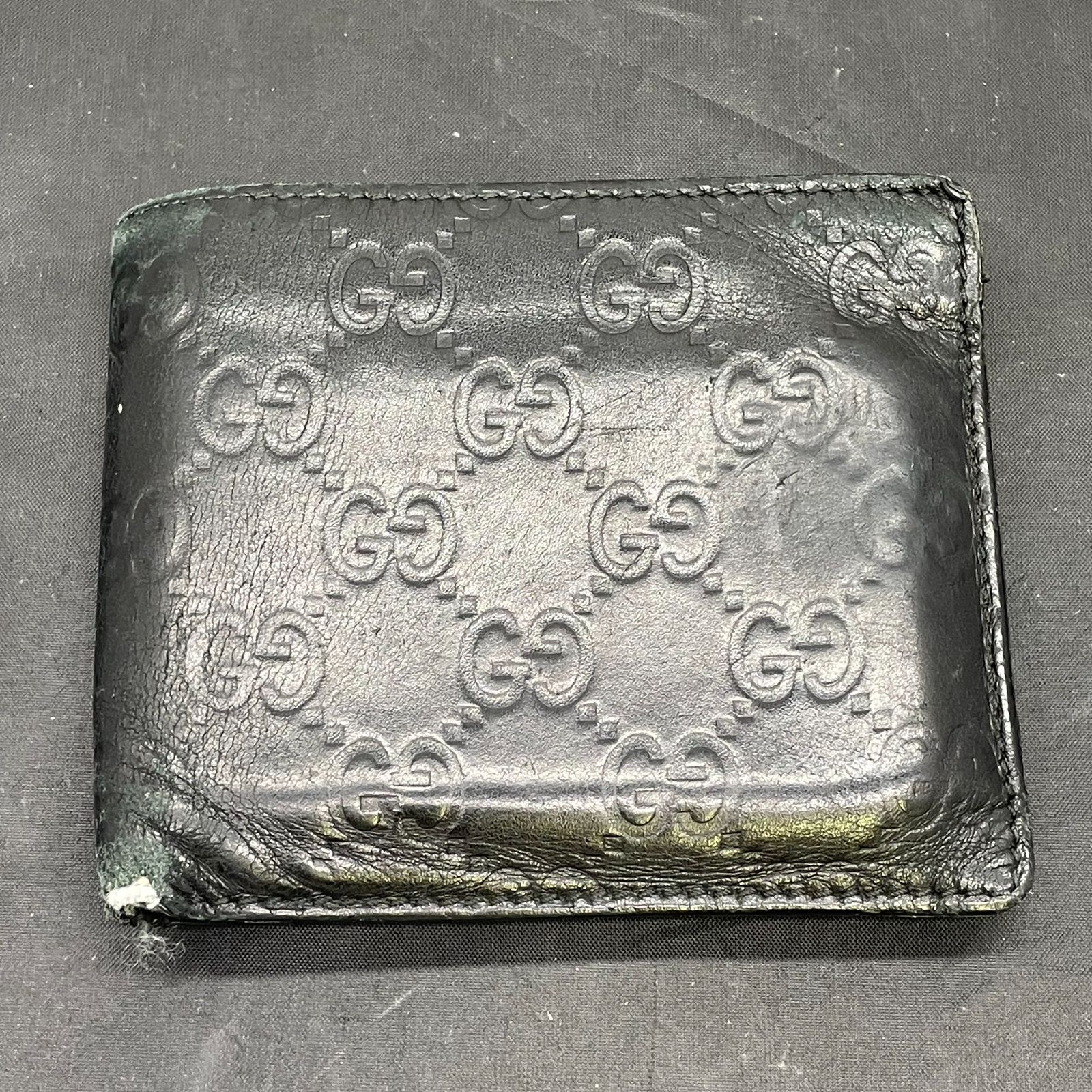 グッチ GGキャンバス 二つ折り財布 B25090224