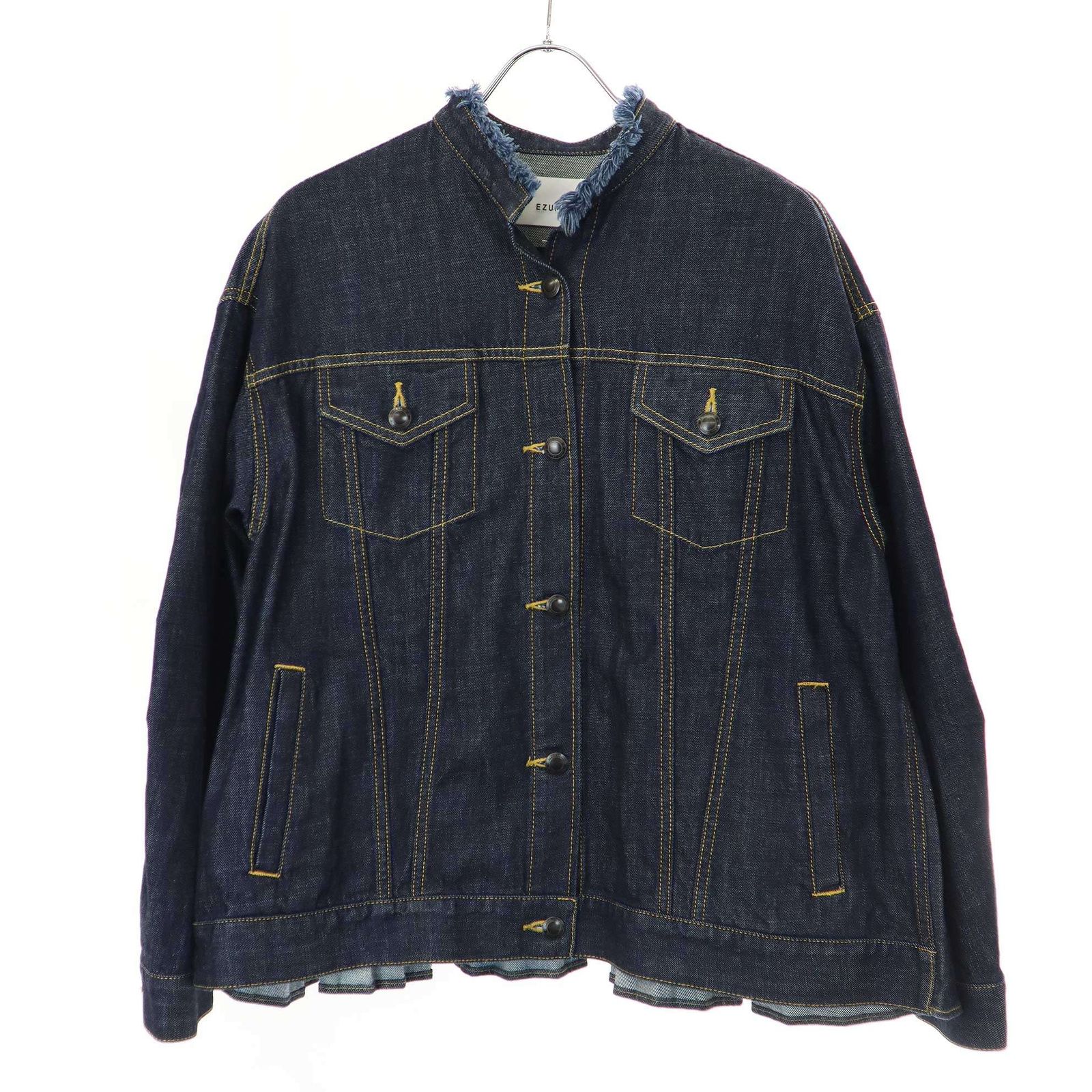 EZUMI エズミ JAPAN DENIM BACK PLEATS DENIM JACKET バックプリーツデニムジャケット  JD-JK01-22EZM インディゴ ONE SIZE - メルカリ