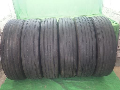 店頭引渡し品 トラックタイヤ BS R173 225 80R17.5 6本