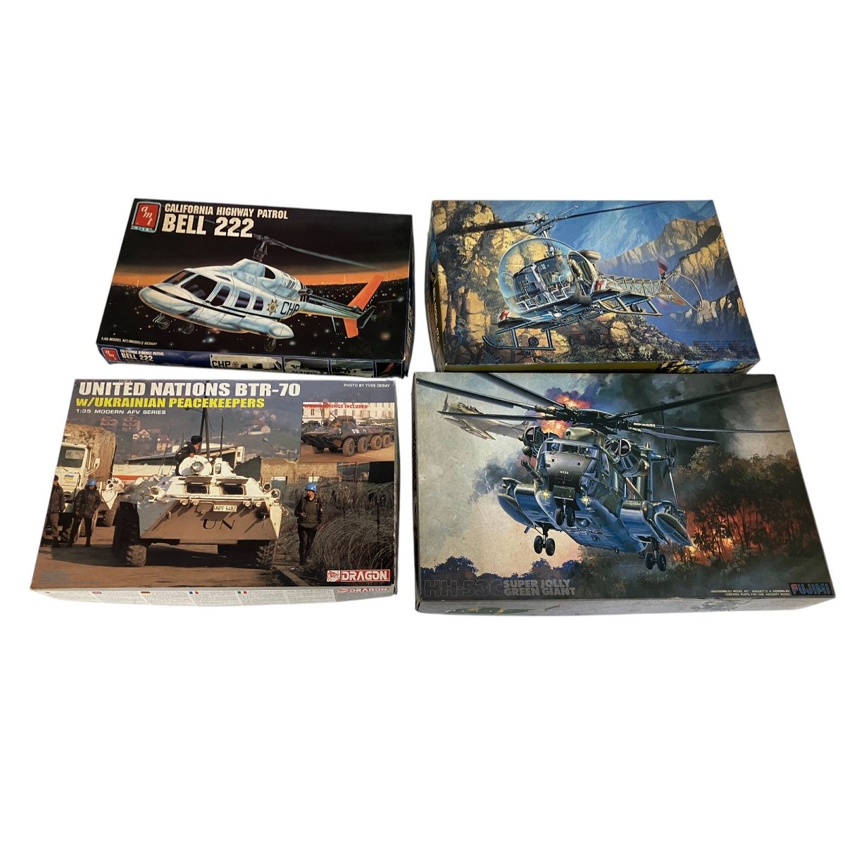 BELL MODEL 47D MASH HELICOPTER 含む 4点セット プラモデル ジャンク S10007672