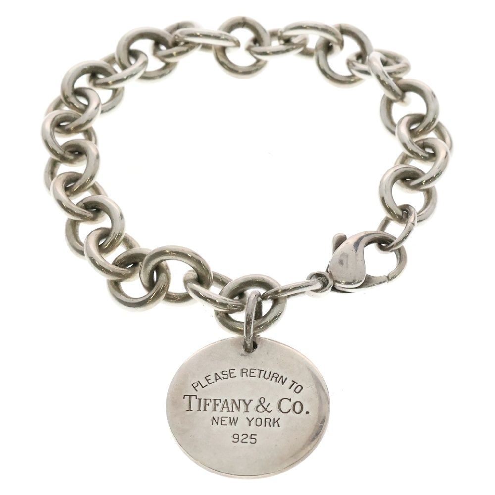 TIFFANYティファニー リターントゥーブレスレット ラウンドプレート レディース] 90's~00's ティファニー リターントゥブレスレット