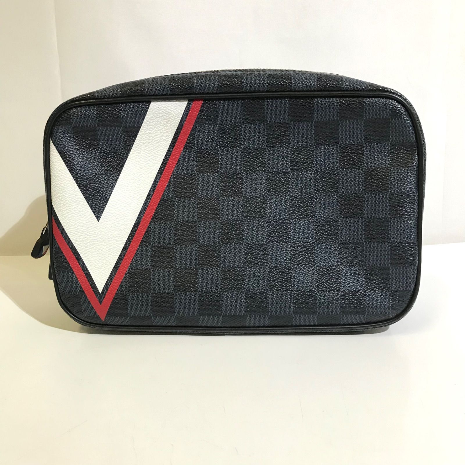 LOUIS VUITTON ルイヴィトン アメリカズカップ セカンドバッグ  ダミエ コバルト トワレ ラティチュード ポーチ バッグ