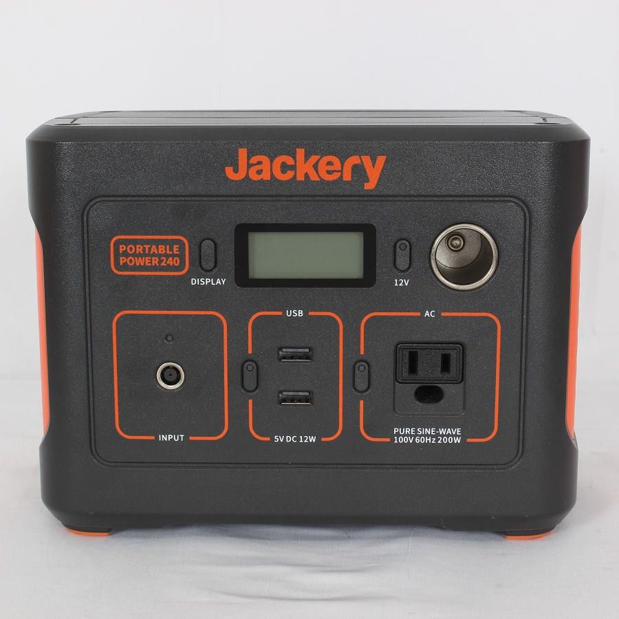 美品】Jackery 240 PTB021 大容量 67200mAh/240Wh ポータブル