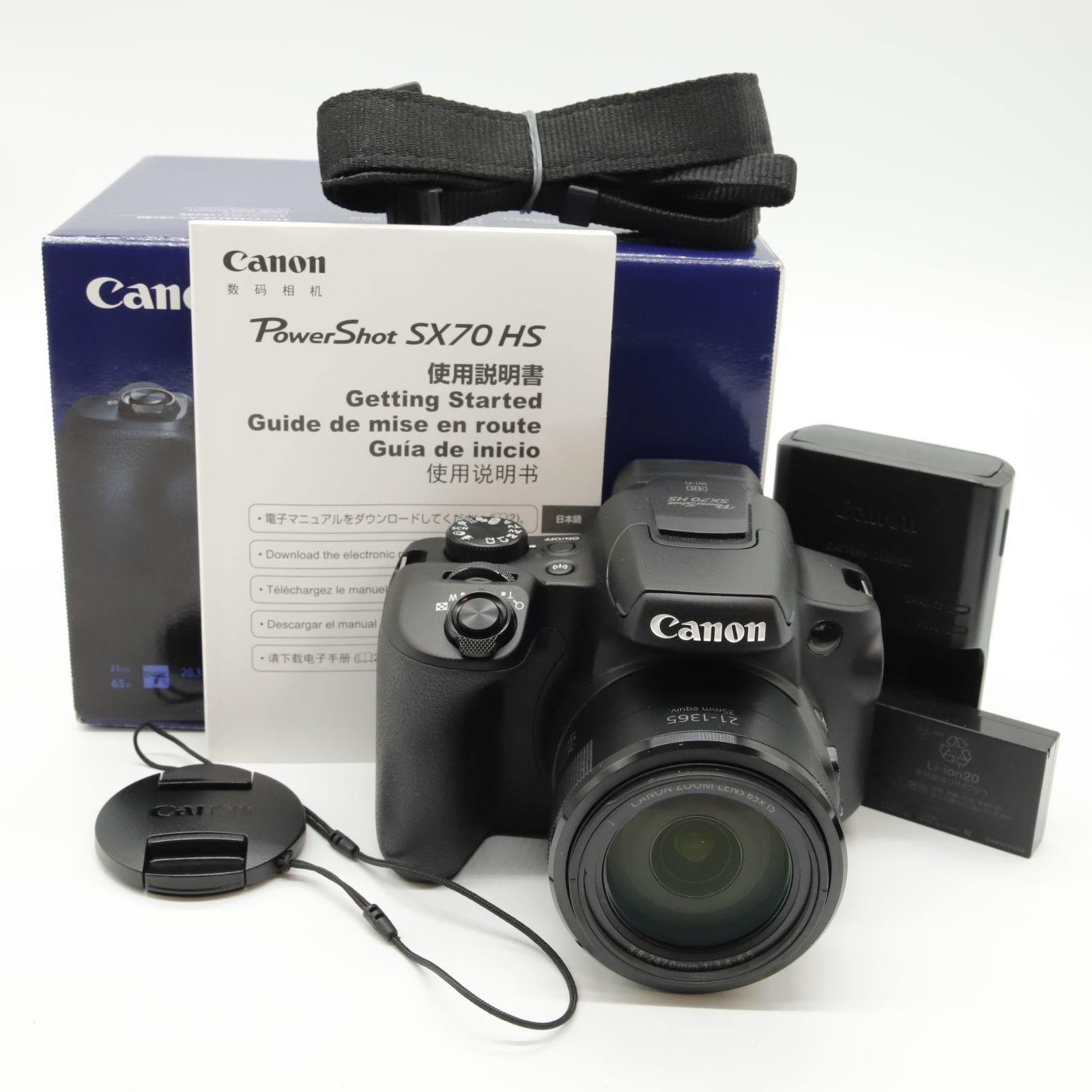 □ほぼ新品□ Canon コンパクトデジタルカメラ PowerShot SX70 HS 光学65倍ズーム/EVF内蔵/Wi-FI対応 PSSX70HS  - メルカリ