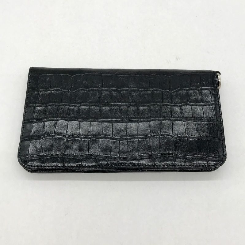 CRIMIE BIKER WALLET 長財布 ウォレット カウレザー クロコダイル柄