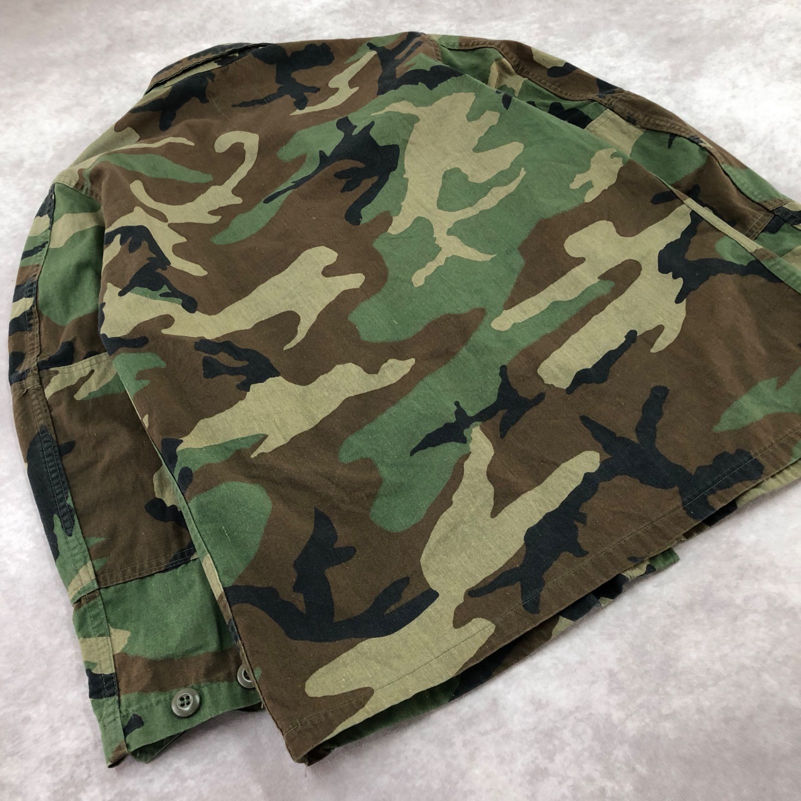 米軍実物 アメリカ軍 U.S.ARMY 1981年製 80s カモフラ 迷彩柄 