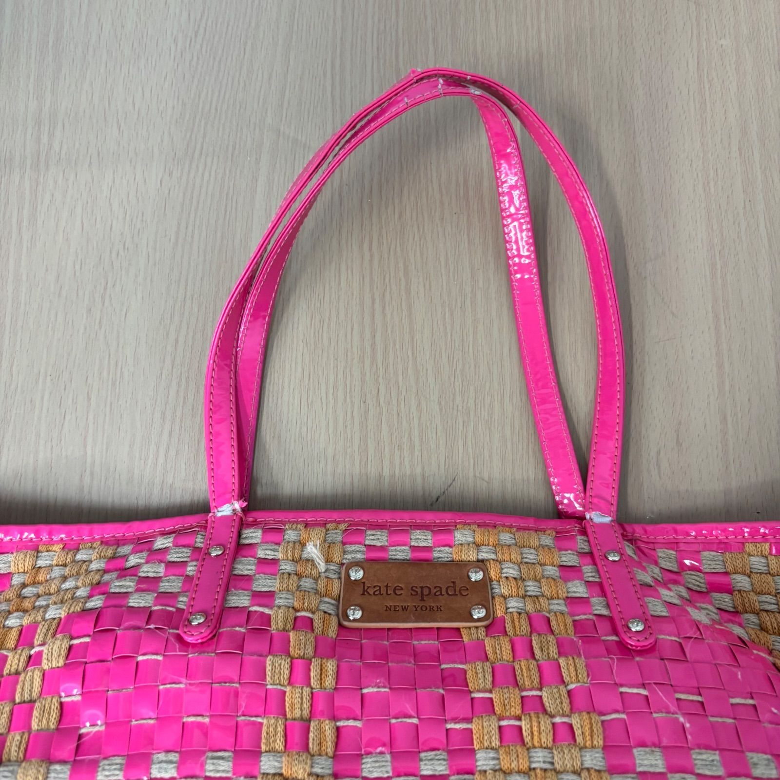 s）Kate spade ケイトスペード トートバッグ ショルダー バッグ ピンク 