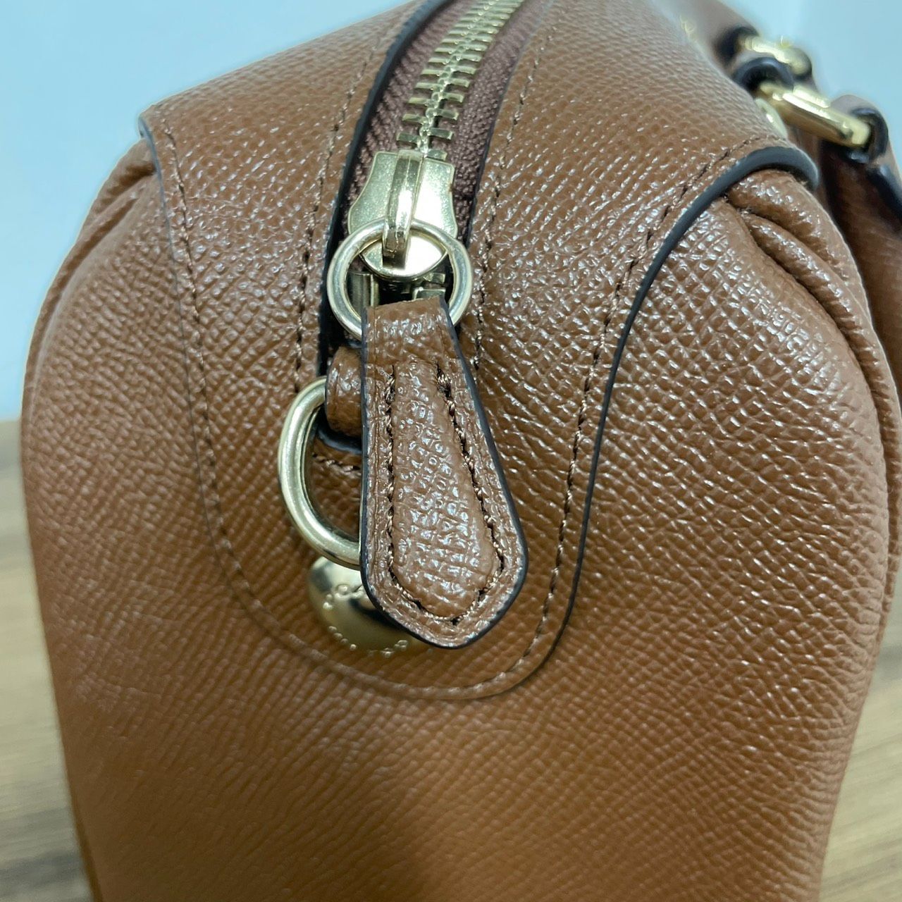 COACH】コーチ ミニ ベネット サッチェル クロスグレインレザー バッグ