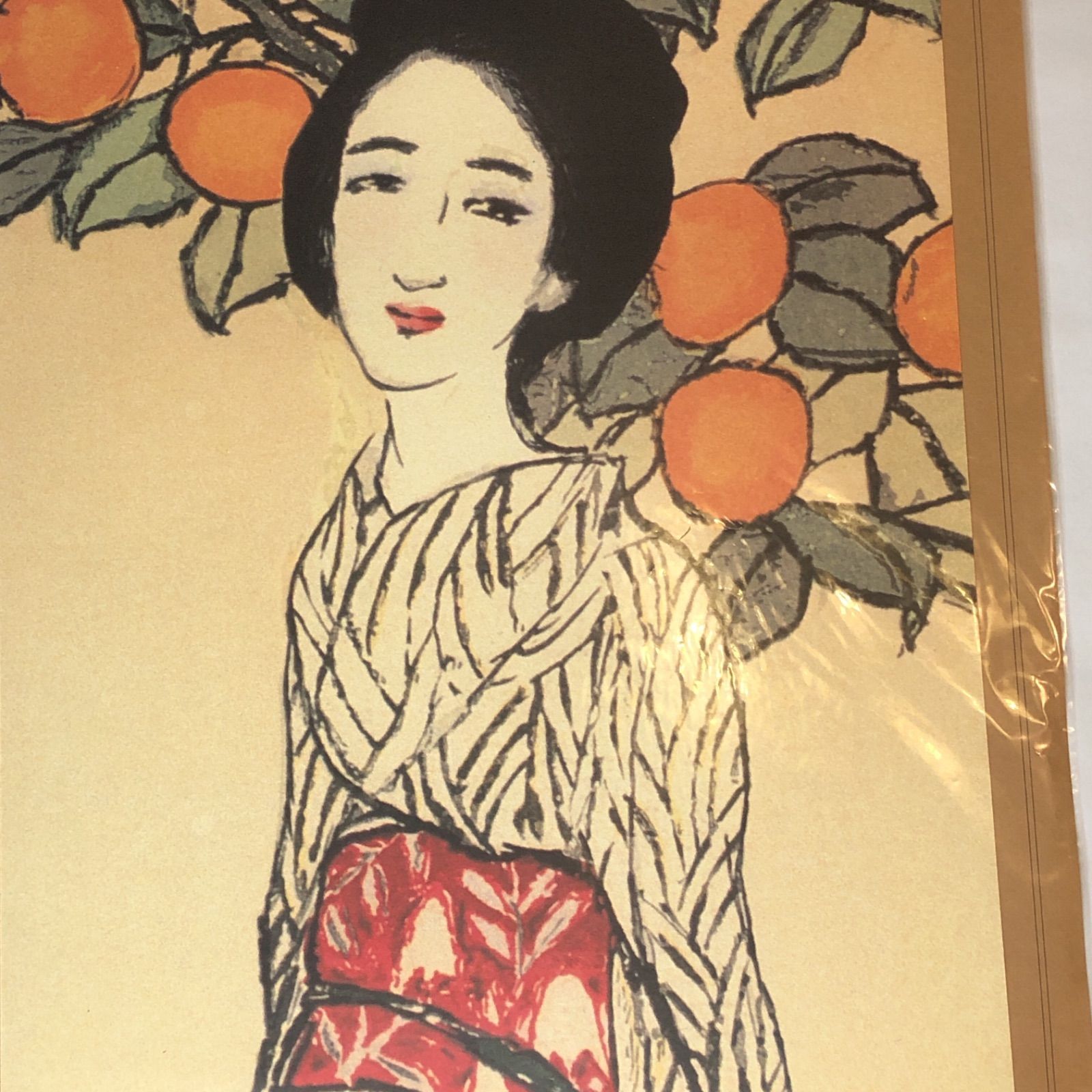 竹久夢二 作品 複製画 ② 大正ロマン 日本画 夢二式 美人画 夢二美人 ...