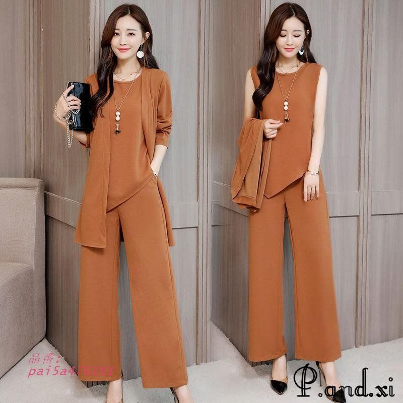 卒業式 レディース 服 母 3点セット 卒園式 お洒落 パンツスーツ 入学式 体型カバー セレモニースーツ ママ パンツ スーツ セットアップ pai5a476191