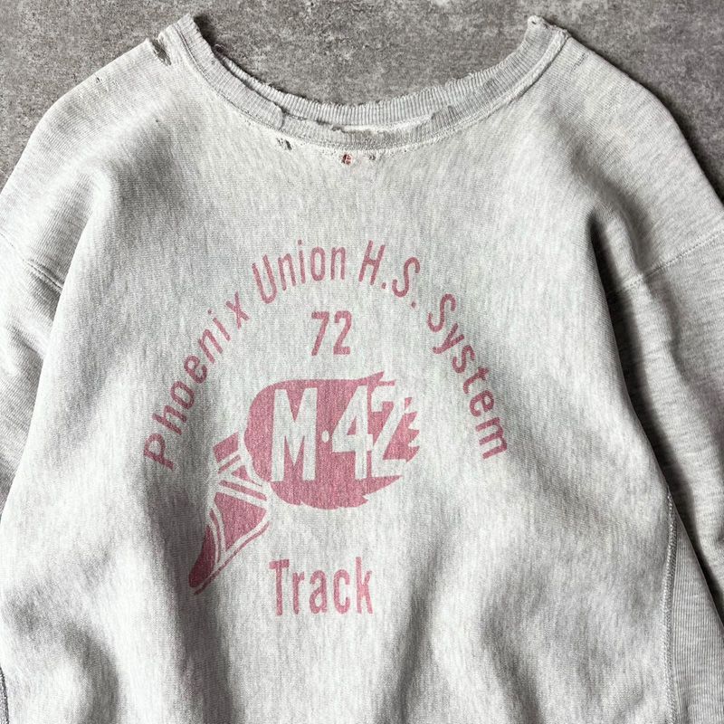 雰囲気抜群!70sチャンピオンリバースウィーブ 初期単色タグ XL