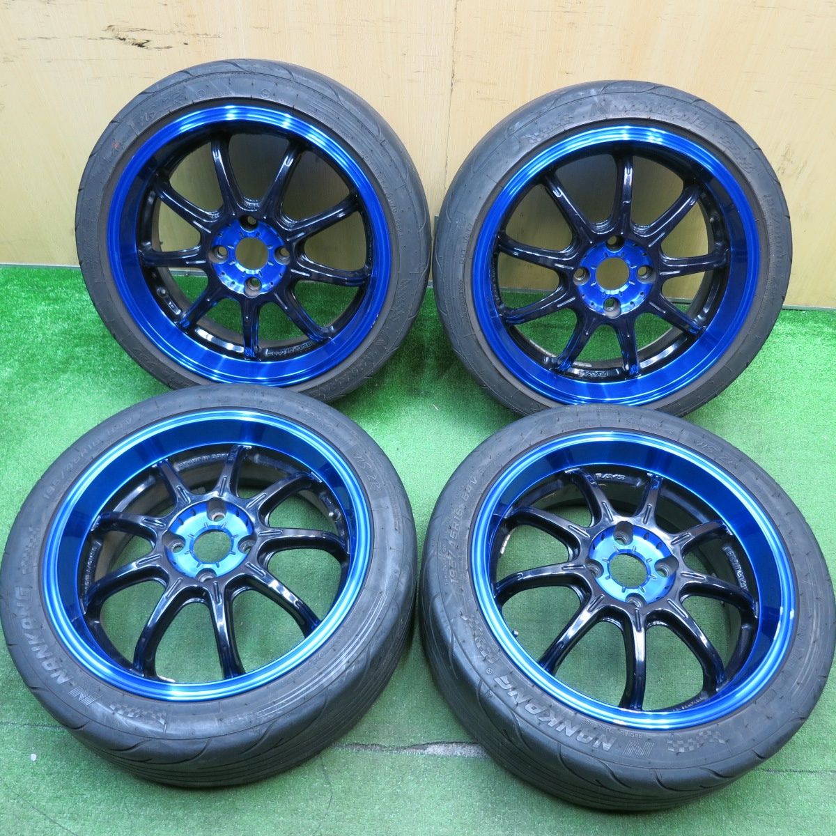 4本価格 21年 S660 等 RAYS gramLIGHTS 57Gainer 165|50R16 195|45R16 ナンカン Sportnex NS-2R レイズ グラムライツ 16インチ PCD100|4H 5042708HAノ