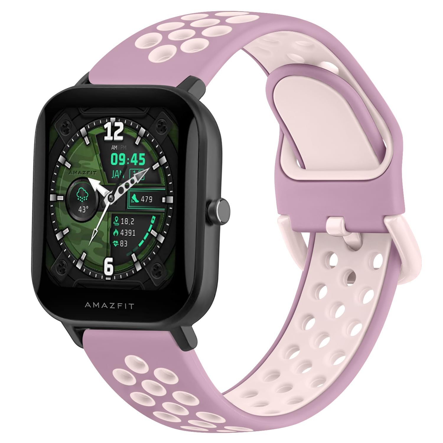 Wanme Cinturino Elastico In Nylon 20mm Per Amazfit GTS 2 Mini/GTS 4 Mini/Bip U Pro/Bip 3 Pro