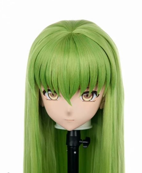全頭マスク カツラ付き NO.620 マスク ドール ヘッドロリータ人形 コスプレ 仮装 変装 着ぐるみ コスチューム kigurumi 二次元
