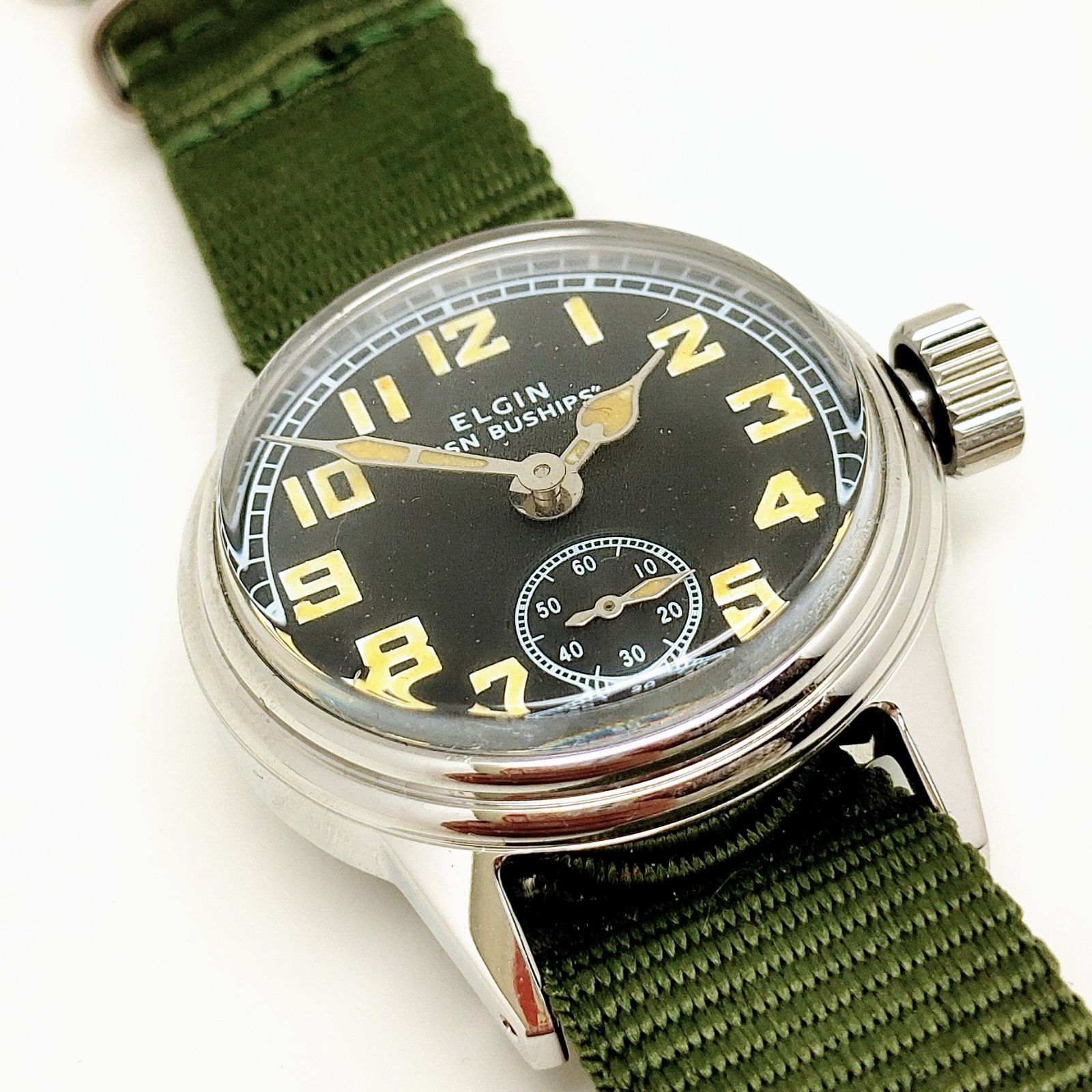 ☆現品限り☆OH済 ELGIN USN BUSHIPS 腕時計 手巻き - SK OLDIES