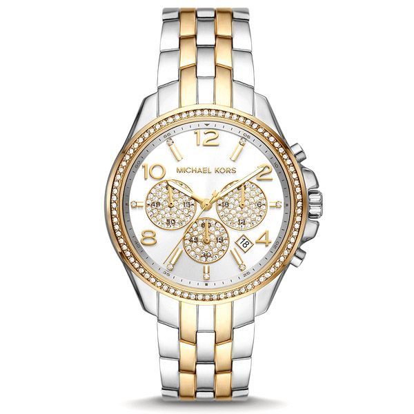 マイケルコース 時計 MK MICHAEL KORS ステンレススチール クロノ 