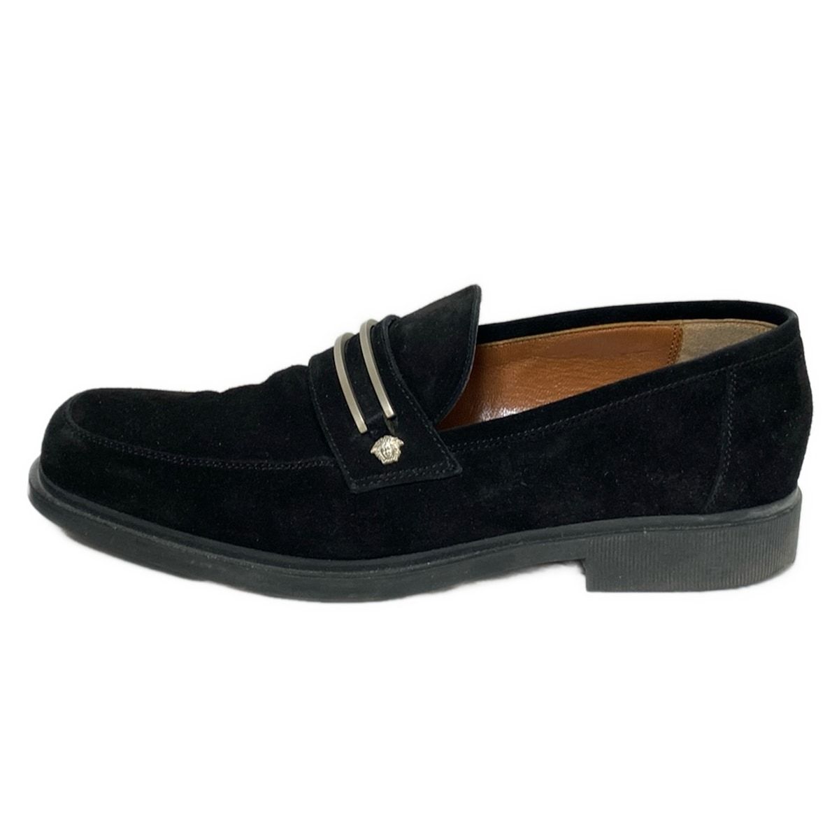 GIANNI VERSACE ブラウンローファー　メンズ7 1/2 　メデューサ GIANNI VERSACE ブラウンローファー メンズ7 1/2 メデューサ メンズ