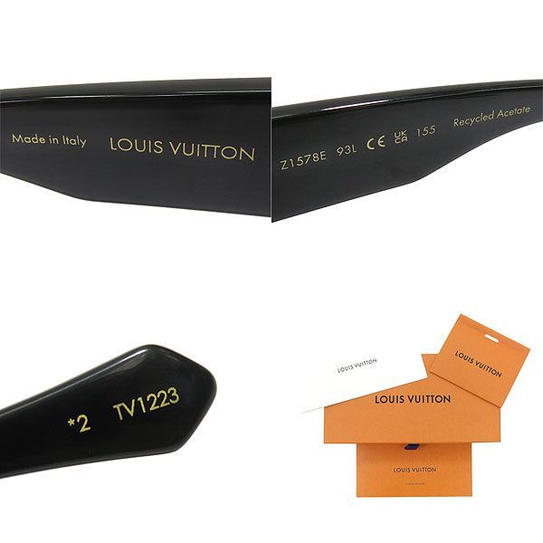 美品 ルイヴィトン サングラス モノグラム Z0148E ロゴ グラデーション 極美品】ルイヴィトン LOUIS VUITTON 23年 Z1578E サイクロン