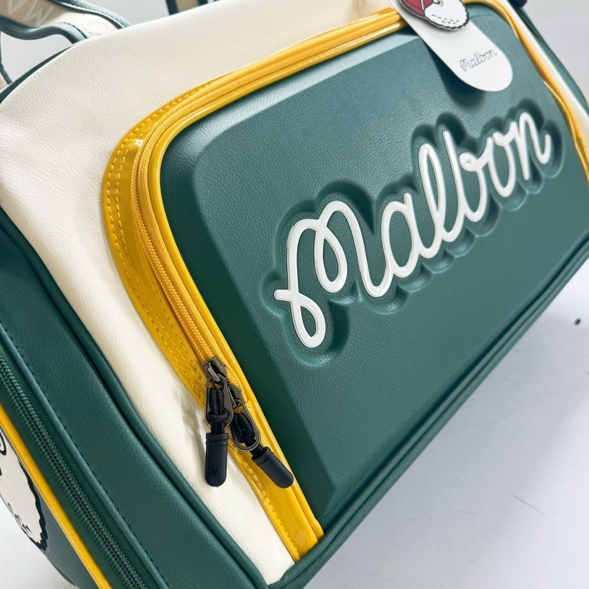 Malbon マルボンゴルフ シューズ入れバッグ グリーンシューズ収納 男女