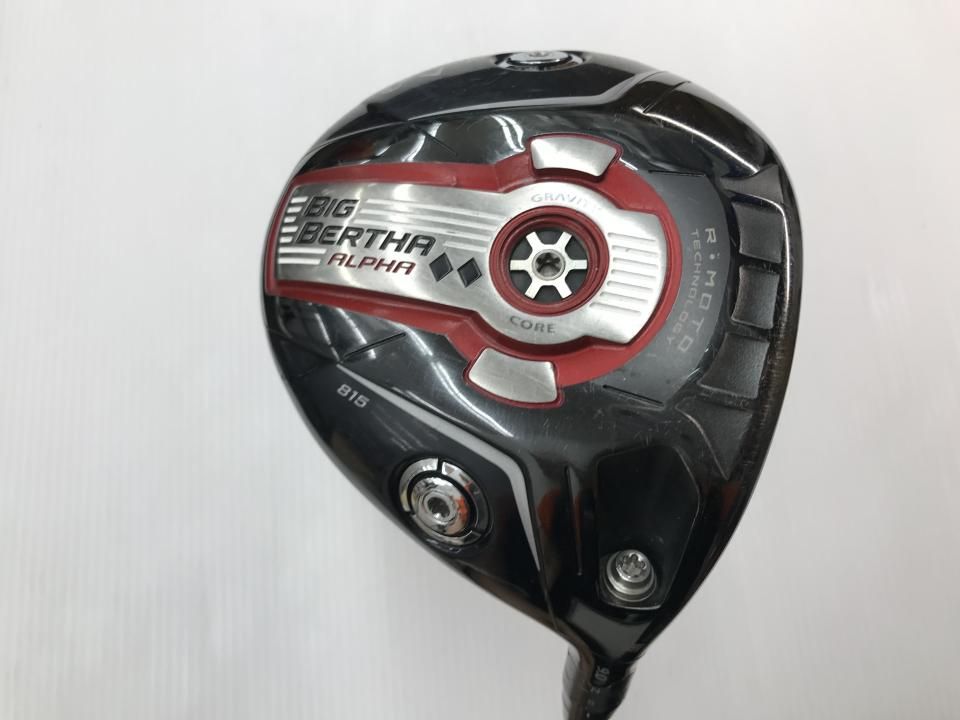 即納】【訳あり】BIG BERTHA ALPHA 815◇◇ | 9 | S | ツアーAD GT-6 | 中古 | ドライバー | キャロウェイ -  メルカリ