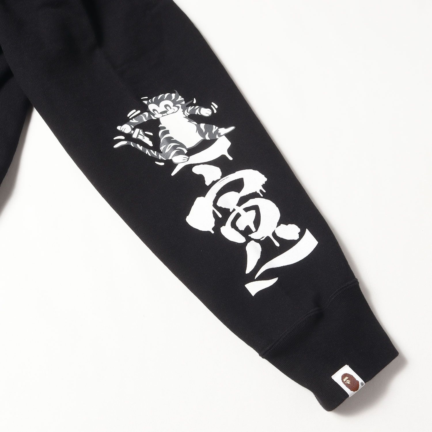 A BATHING APE ア ベイシング エイプ スウェット ブラック 黒 サイズ:L 
