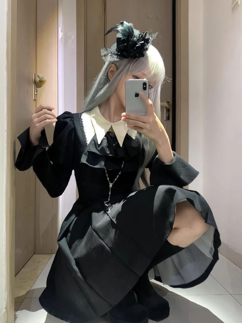 LT-75 豪華姫系 lolita 可愛 レトロ風 オリジナル 洋服 ロリータ ワンピース 美しい刺繍