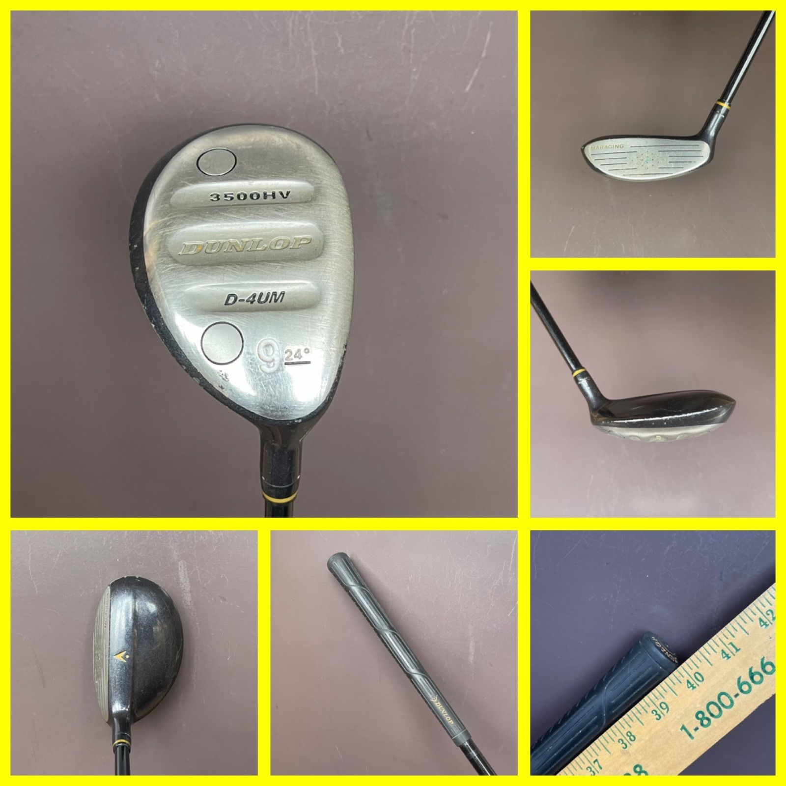 57-2710-2 再入荷 み DUNLOP ユーティリティ 9番 24度 Sフレックス ユーティリティやさしくて使い勝手の良いショートユーティリティです ユーティリティ メンズ クラブ