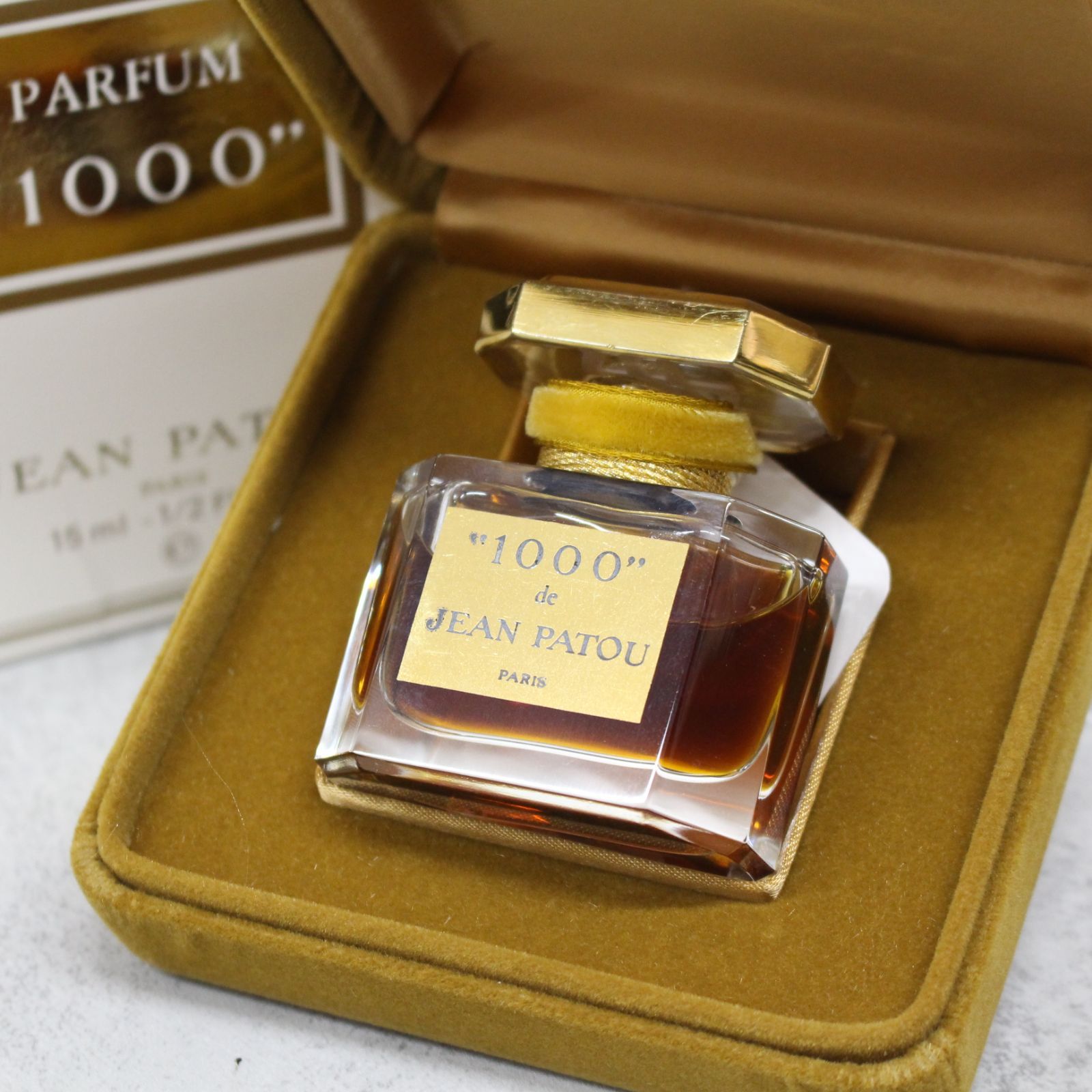 S054)JEAN PATOU 1000 PARFUM 15ml 香水 - 【ショップ情報要確認】R