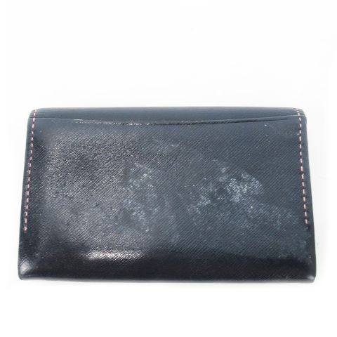 完売【価格相談可】新品　kitamura 名刺入れ 本革 ネイビー　ステッチ 名刺入れ｜キタムラオンラインショップ